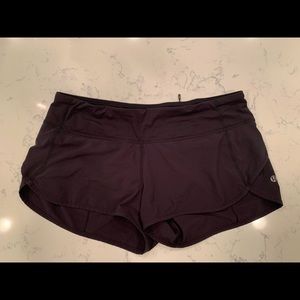 Lululemon Athletica Speed Up Short Size 8, Black